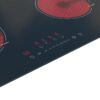 anafe eléctrico vitrocerámica empotrables de 60cm vondom c6465b negro