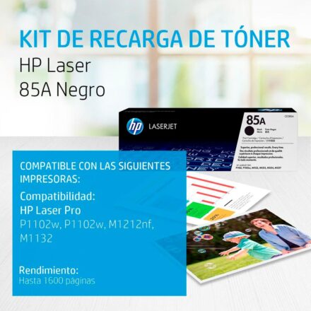toner hp 85a negro ce285a