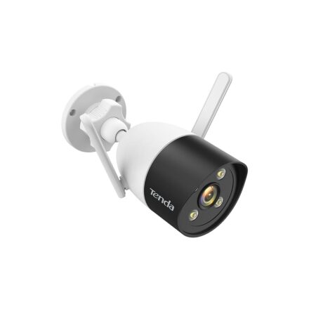 cámara seguridad tenda ct6 videovigilancia exterior 2k wi fi color blanco