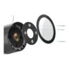 cámara seguridad tenda ct6 videovigilancia exterior 2k wi fi color blanco