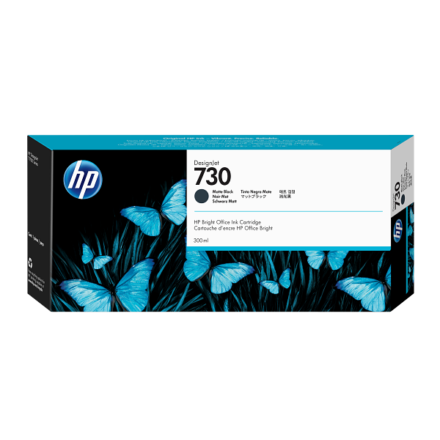 Cartucho | HP | 730 P2V71A | Negro Mate 300ml Original para Plotter DesignJet