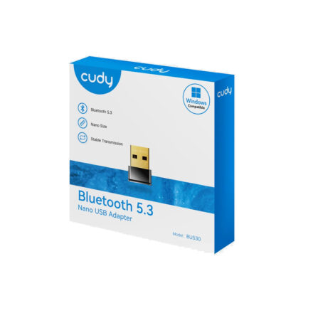 Adaptador Bluetooth | Cudy | BU530 | USB-A Bluetooth 5.3 Nano Windows Linux