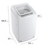 lavarropas automático gafa digifit blanco 6.5kg 220 v