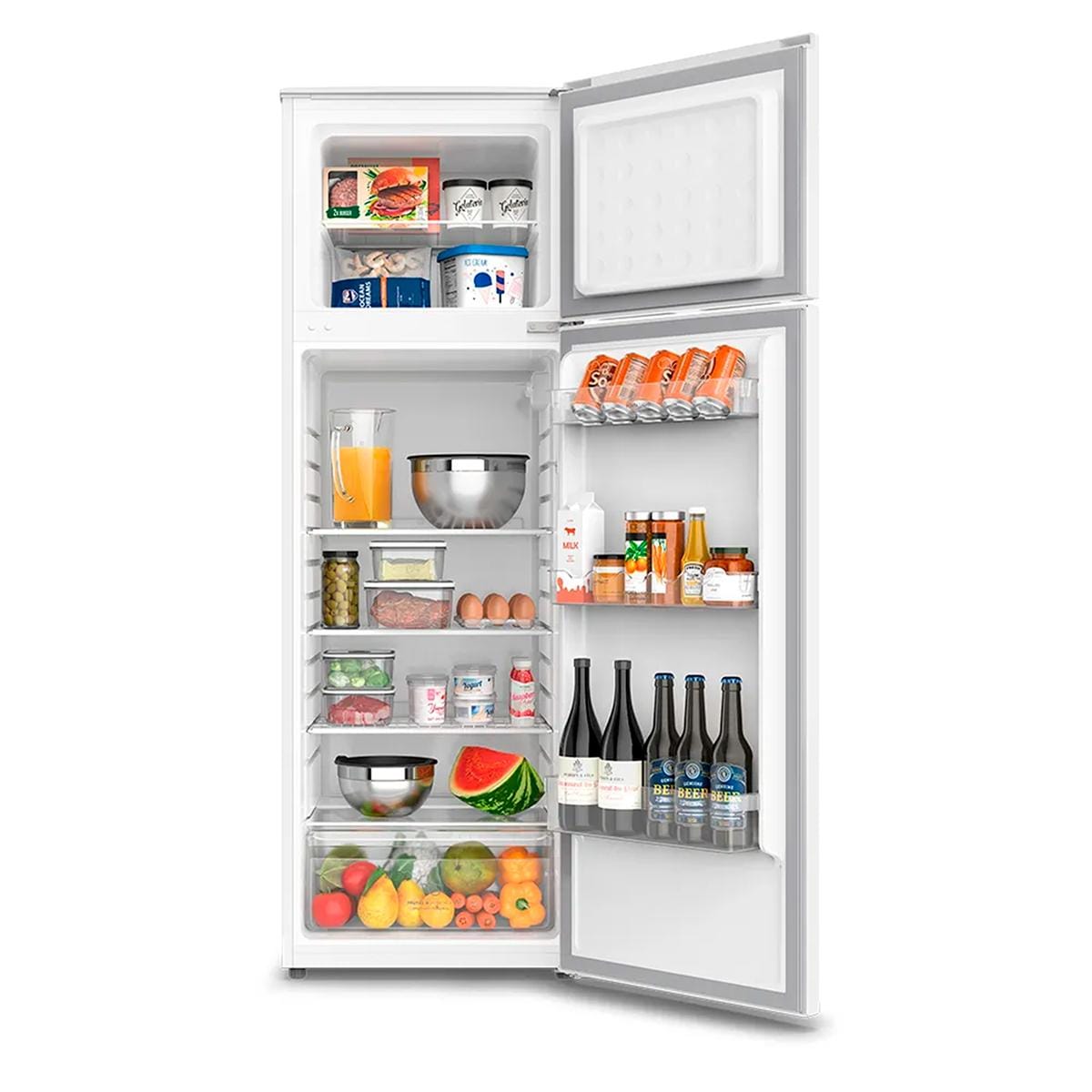 heladera gafa 257l hgf252b top freezer puerta reversible blanco heladera gafa 257l hgf252b top freezer puerta reversible blanco