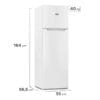 heladera gafa 257l hgf252b top freezer puerta reversible blanco heladera gafa 257l hgf252b top freezer puerta reversible blanco