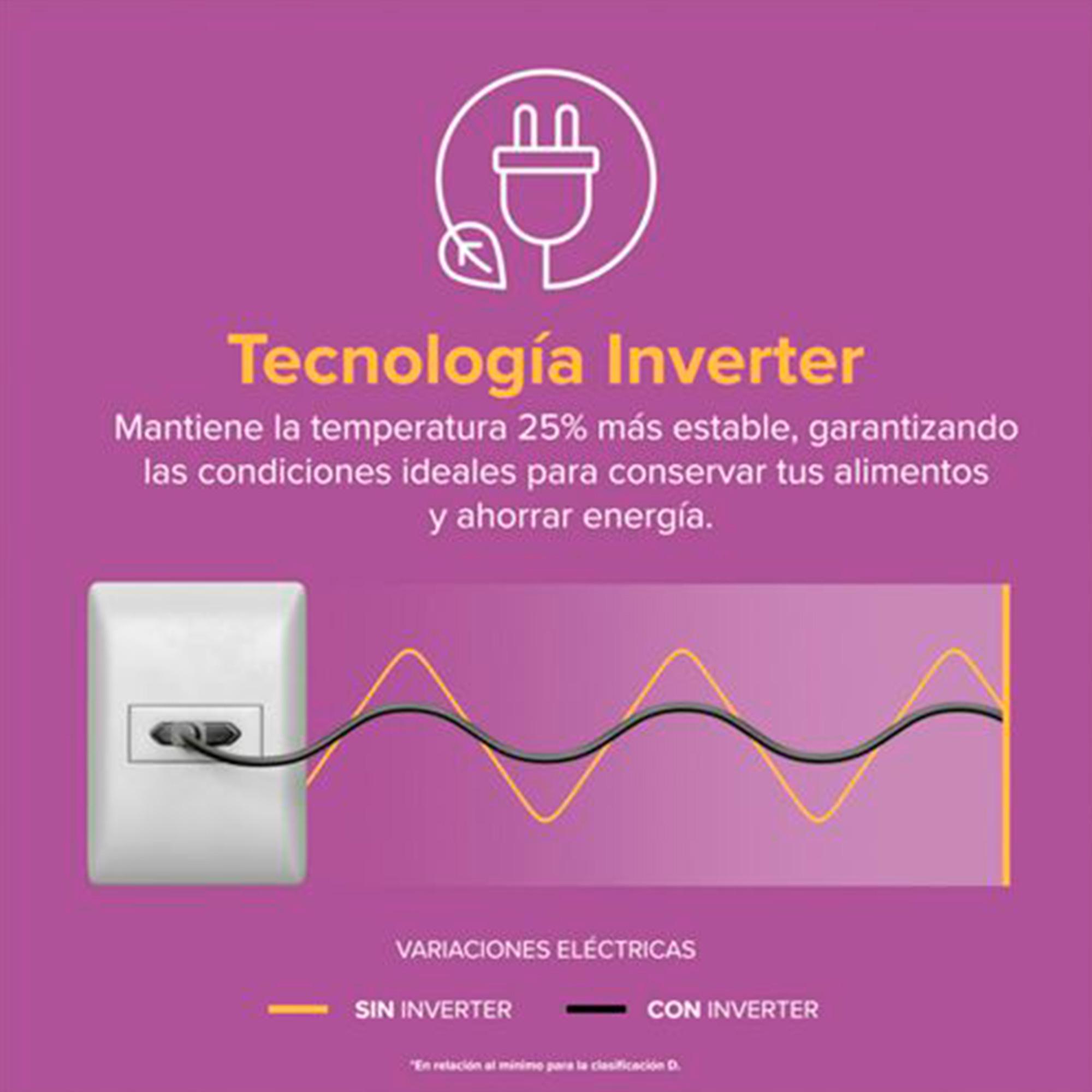 heladera gafa 259l hgnf255p no frost inverter plata heladera gafa 259l hgnf255p no frost inverter plata