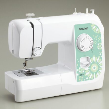 maquina de coser portátil brother js2135 mecánica 14 puntos