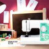 maquina de coser portátil brother js2135 mecánica 14 puntos