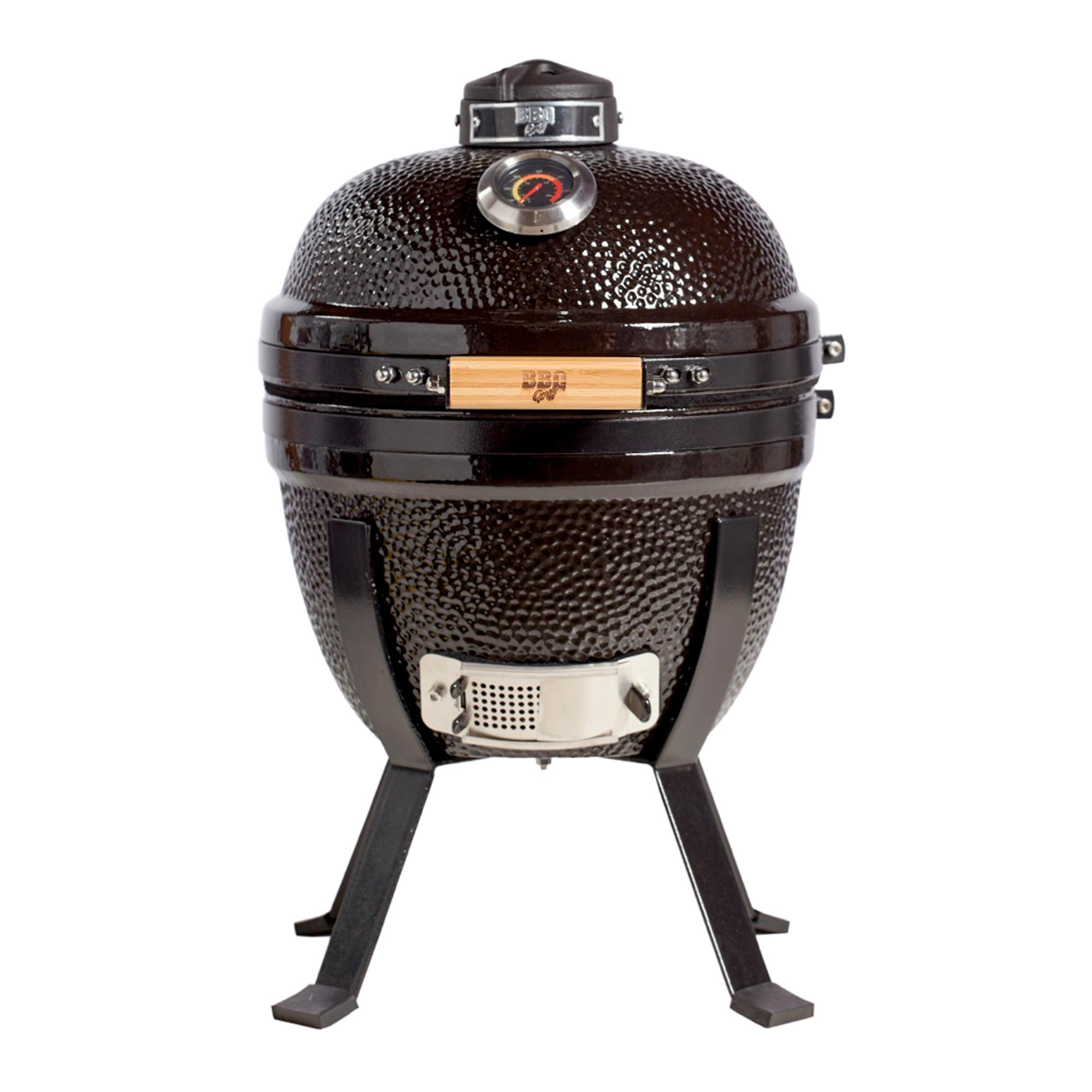 Kamado cerámico | BBQ Grill | Kadú K14 Black | 32 cm con funda Kamado cerámico | BBQ Grill | Kadú K14 Black | 32 cm con funda