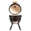 parrilla kamado bbq grill kadu k14 ahumador ceramico negro con funda parrilla kamado bbq grill kadu k14 ahumador ceramico negro con funda
