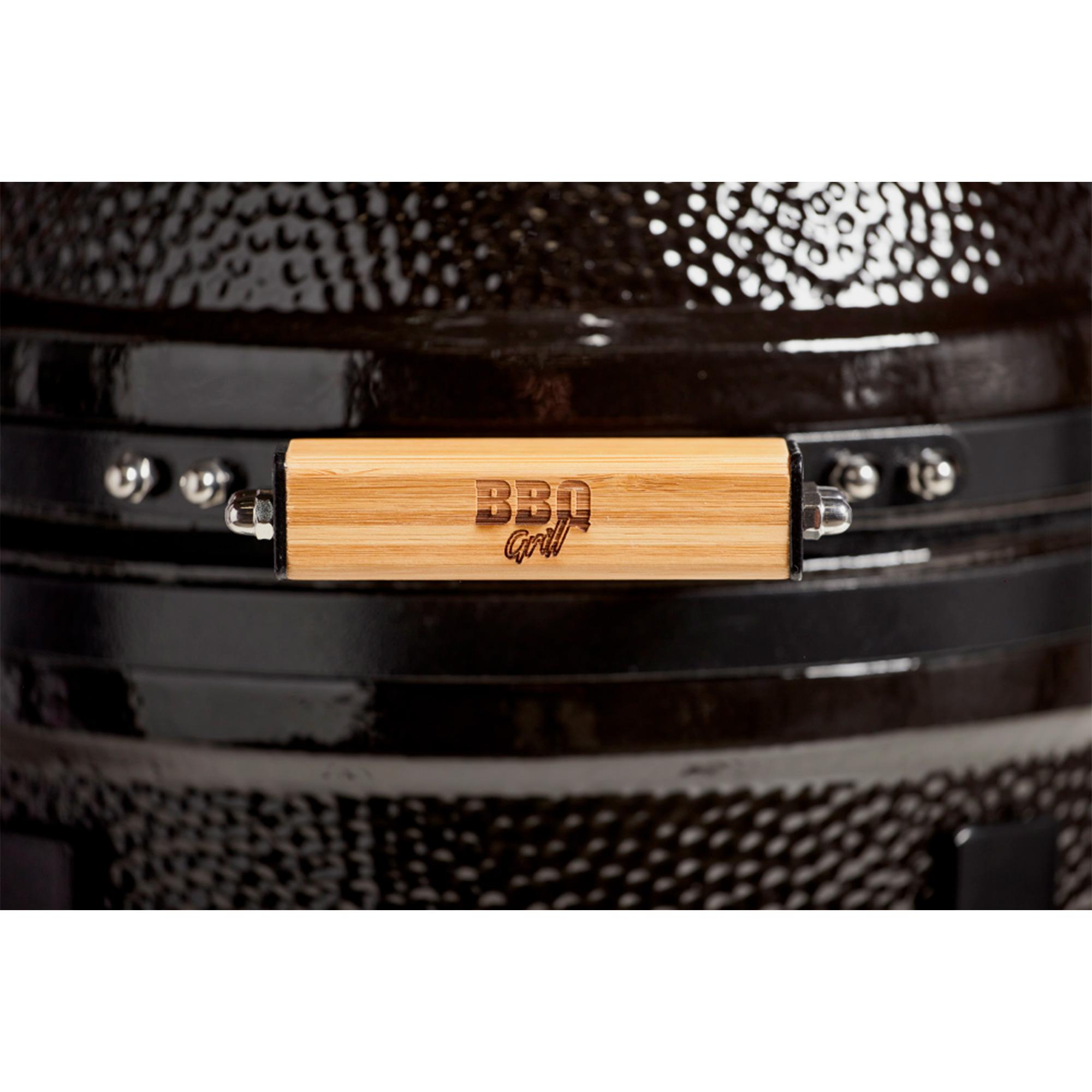 parrilla kamado bbq grill kadu k14 ahumador ceramico negro con funda parrilla kamado bbq grill kadu k14 ahumador ceramico negro con funda
