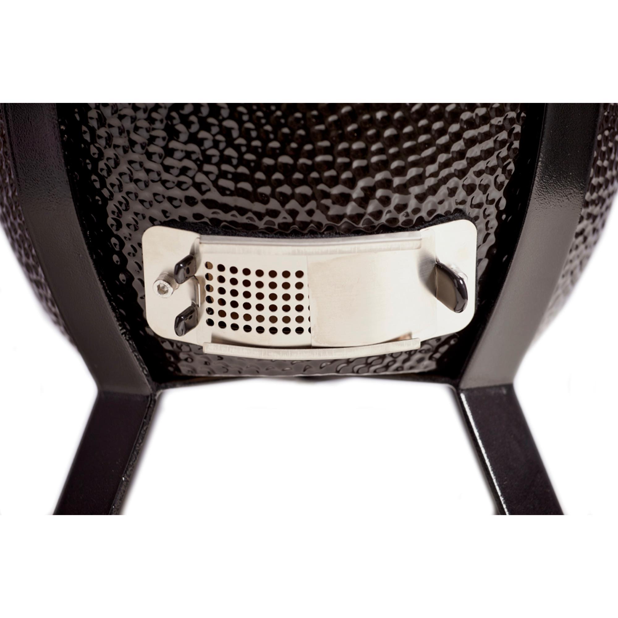 parrilla kamado bbq grill kadu k14 ahumador ceramico negro con funda parrilla kamado bbq grill kadu k14 ahumador ceramico negro con funda