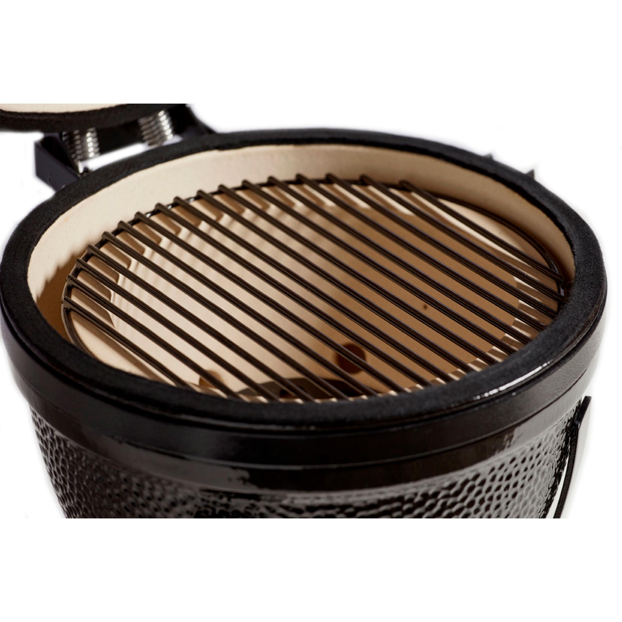 parrilla kamado bbq grill kadu k14 ahumador ceramico negro con funda parrilla kamado bbq grill kadu k14 ahumador ceramico negro con funda