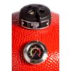 parrilla kamado bbq grill kadu k14 ahumador ceramico rojo con funda