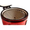 parrilla kamado bbq grill kadu k14 ahumador ceramico rojo con funda