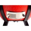 parrilla kamado bbq grill kadu k14 ahumador ceramico rojo con funda