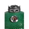 parrilla kamado bbq grill kadu k15 ahumador ceramico verde con funda
