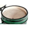 parrilla kamado bbq grill kadu k15 ahumador ceramico verde con funda