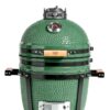 parrilla kamado bbq grill kadu k15 ahumador ceramico verde con funda