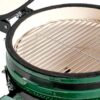 parrilla kamado bbq grill kadu k15 ahumador ceramico verde con funda