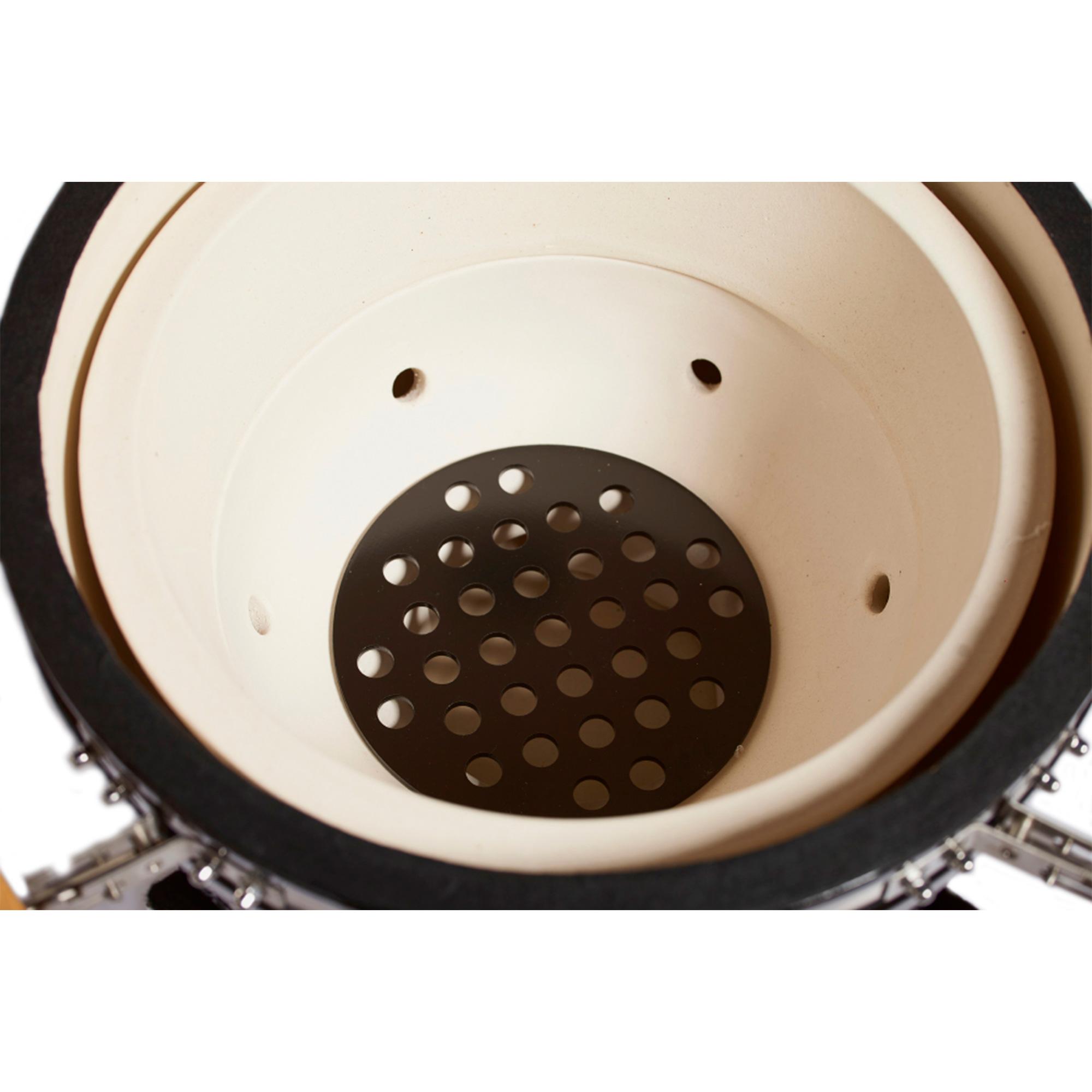 parrilla kamado bbq grill kadu k18 ahumador ceramico negro parrilla kamado bbq grill kadu k18 ahumador ceramico negro