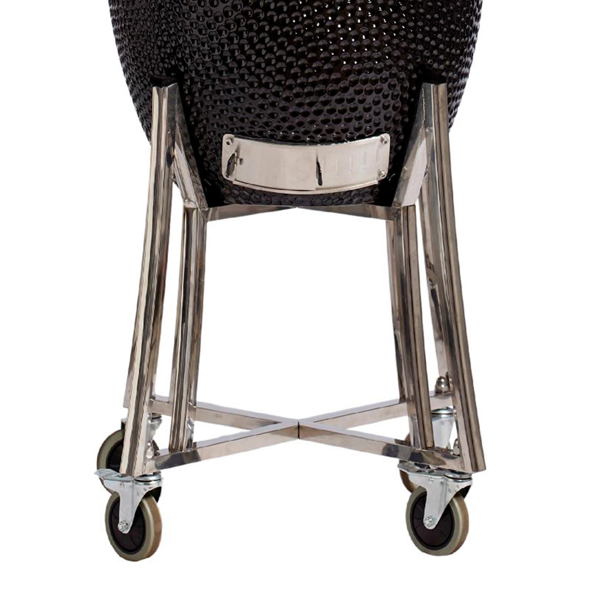parrilla kamado bbq grill kadu k18 ahumador ceramico negro parrilla kamado bbq grill kadu k18 ahumador ceramico negro