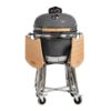 parrilla kamado bbq grill kadu k18 ahumador ceramico gris