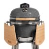 parrilla kamado bbq grill kadu k18 ahumador ceramico gris