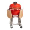 parrilla kamado bbq grill kadu k18 ahumador ceramico rojo