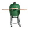 parrilla kamado bbq grill kadu k21 ahumador ceramico verde con funda