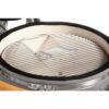 parrilla kamado bbq grill kadu k21 ahumador ceramico blanco con funda