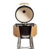 parrilla kamado bbq grill kadu k23 ahumador ceramico negro con funda