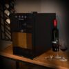 cava de vinos techgo para 8 botellas kws 8e termoeléctrica negra