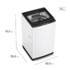 lavarropas gafa lgs055w carga superior 5,5 kg blanco lavarropas gafa lgs055w carga superior 5,5 kg blanco