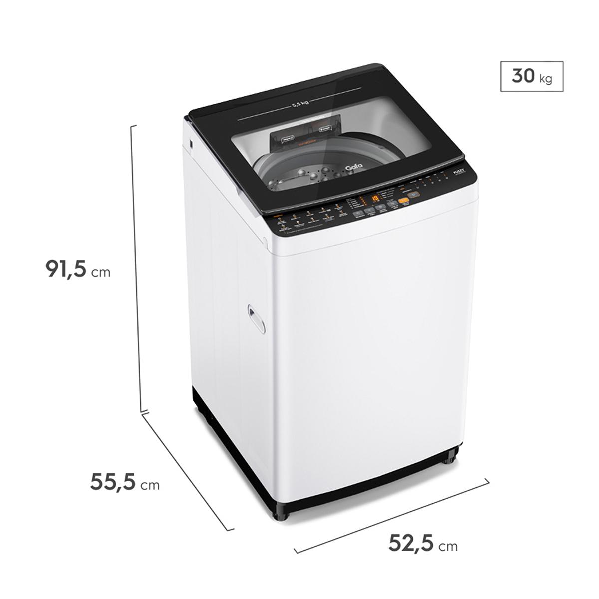 lavarropas gafa lgs055w carga superior 5,5 kg blanco lavarropas gafa lgs055w carga superior 5,5 kg blanco