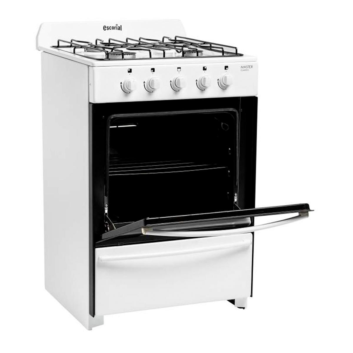cocina escorial master classic a gas 4 hornallas blanca puerta con visor gn cocina escorial master classic a gas 4 hornallas blanca puerta con visor gn