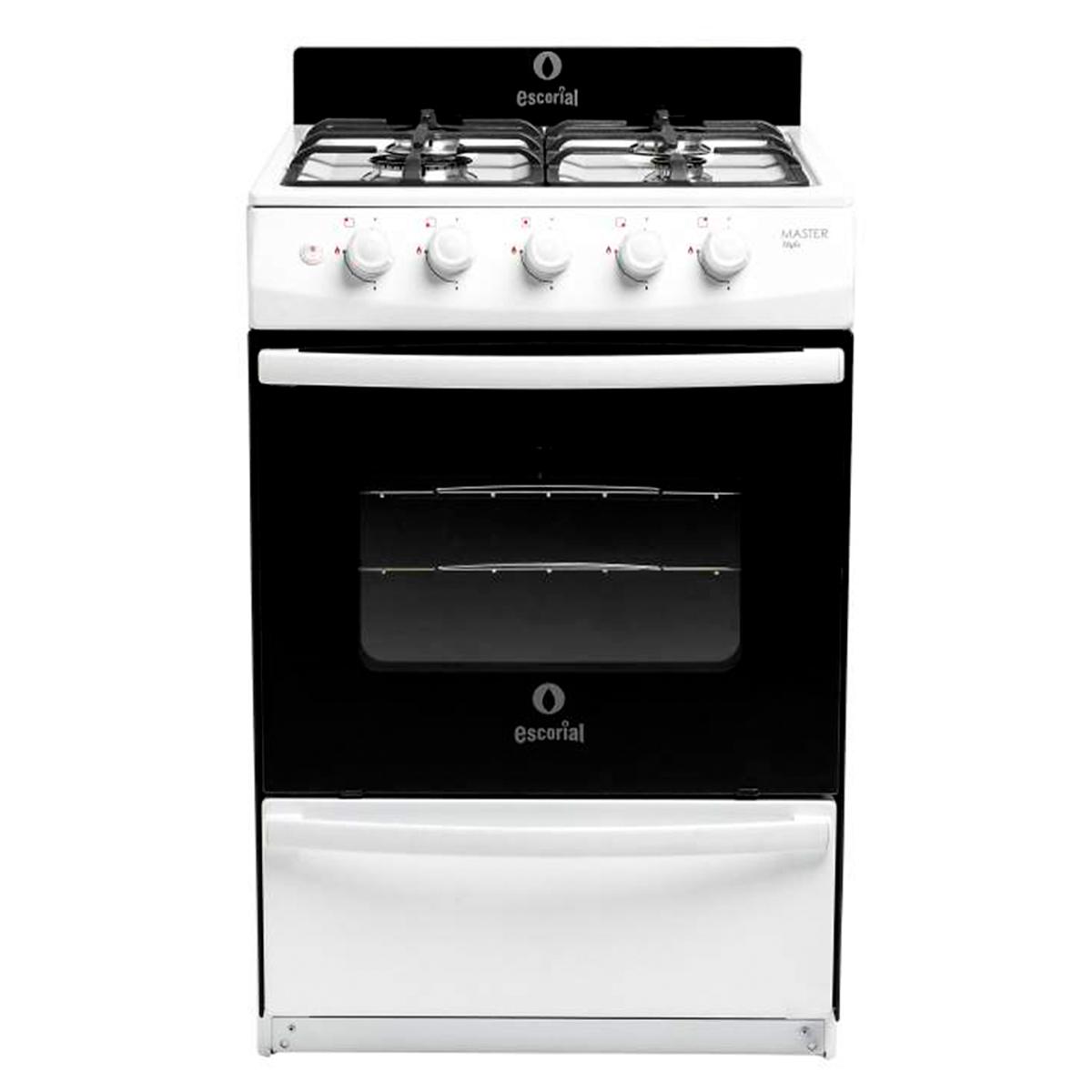 Cocina | Escorial | Master Style | Multigas 56cm 4 Hornallas Blanca Cocina | Escorial | Master Style | Multigas 56cm 4 Hornallas Blanca