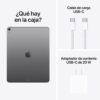 ipad air 13″ apple wi fi + celular 256gb space grey mcj54le a