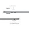 macbook air 13″ apple m5 cpu 10core gpu 8core, 512gb ssd, 16gb ram silver mdh74le a