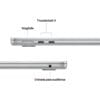 macbook air 13″ apple m5 cpu 10core gpu 10core, 1tb ssd, 24gb ram silver mdh94le a