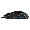 mouse gamer movil logix mg16 caster rgb negro