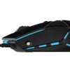 mouse gamer movil logix mg16 caster rgb negro