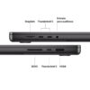 macbook pro 16″ apple m5 max cpu 18core gpu 32core, 2tb ssd, 36gb ram space black mged4le a