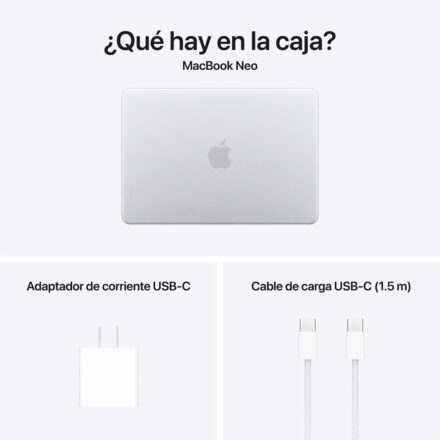 macbook neo 13″ apple a18 cpu 6core gpu 5core, 256gb ssd, 8gb ram silver mhfa4ll a