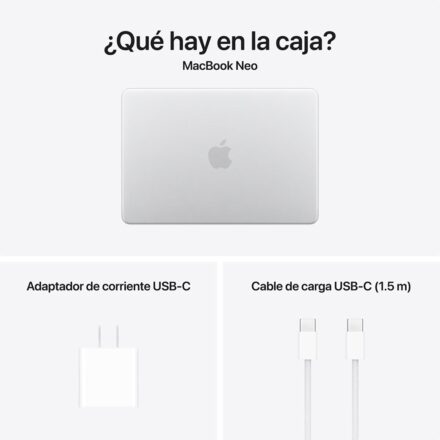 macbook neo 13″ apple a18 cpu 6core gpu 5core, 512gb ssd, 8gb ram touch id silver mhfc4le a