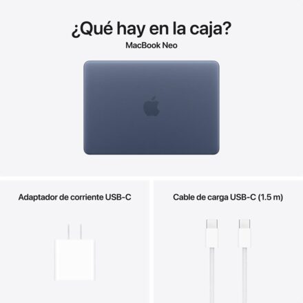 macbook neo 13″ apple a18 cpu 6core gpu 5core, 256gb ssd, 8gb ram indigo mhff4le a