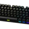 teclado gamer compacto movil logix mk87 ghost buster rgb negro