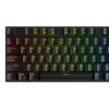 teclado gamer compacto movil logix mk87 ghost buster rgb negro