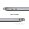 macbook pro 13″ apple m2 cpu 8core gpu 10core, 512gb ssd, 8 gb ram space gray mnej3le a