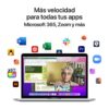 macbook pro 13″ apple m2 cpu 8core gpu 10core, 256gb ssd, 8gb ram silver mnep3le a